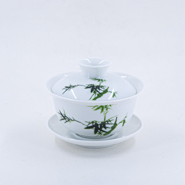 Porcelain Four Seasons Series Gaiwan, Mei Lan Zhu Qu (Plum, Orchid, Bamboo, Chrysanthemum) #2