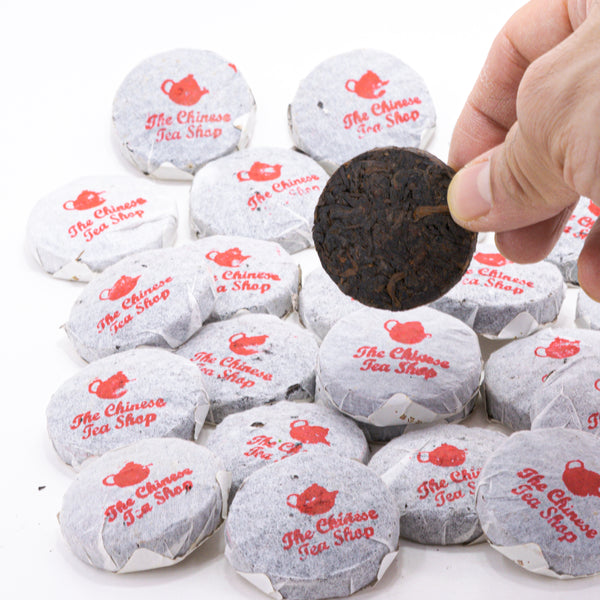 2015 Menghai Big Tree Miniature Tea Cakes, (Ripe/Shou)