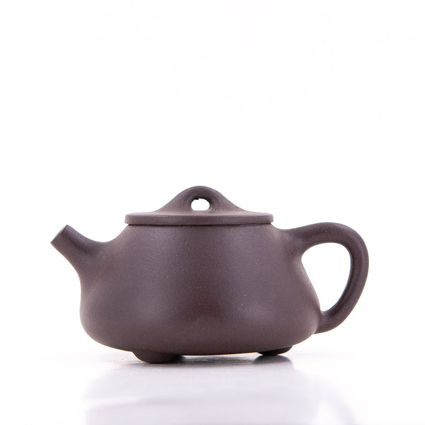 Yixing Three Knobs Shi Piao Shape Chinese Teapot