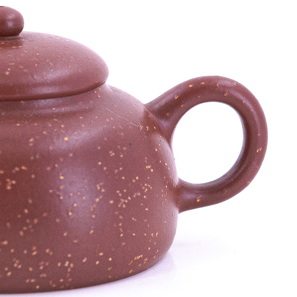 Yixing Zhuni Pusha Half Moon Shape Chinese Teapot