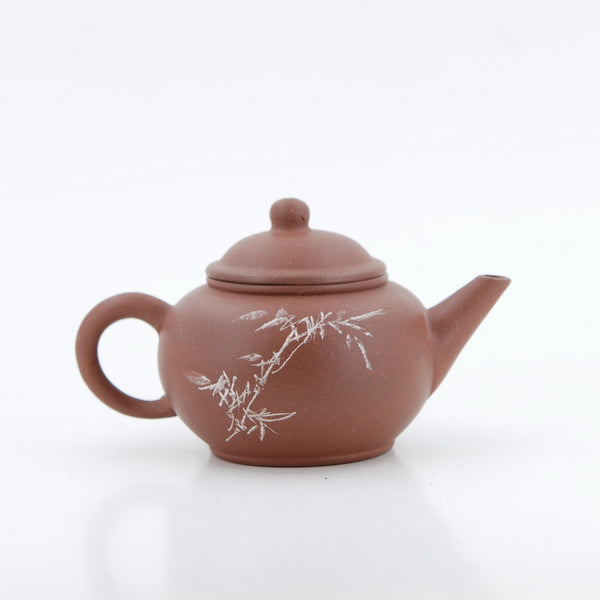 Yixing 1980's #6 Zini Flower and Poem Series Set of 4 Yixing Teapots - Mei Lan Zhu Qu (Plum, Orchid, Bamboo, Chrysanthemum)