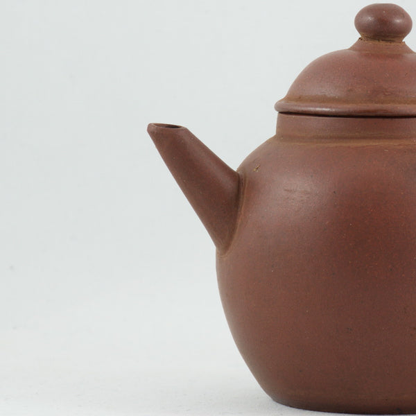 Antique Yixing Qing Dynasty Tang Po Shape Chinese Teapot