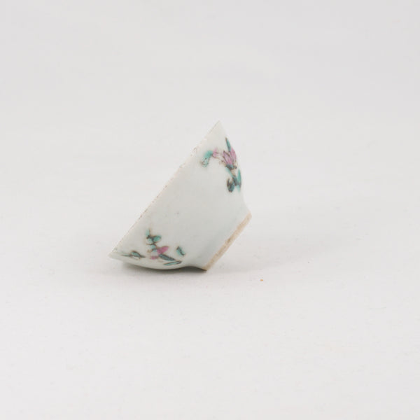 Miniature Antique Porcelain Famille-Rose Flowers Drawing Tea Cup