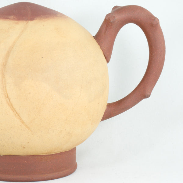 Yixing 1970's Zini with Duan Ni Coating Peach Design Chinese Wine Pot