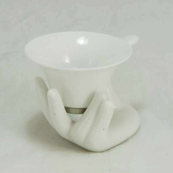 Porcelain Hand Shape Tea Strainer/ Filter