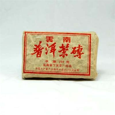 Pu-Erh Tea Brick, Xiaguan Tea Factory, 2005 (Ripe/Shou)