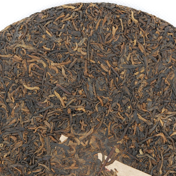 Bada Mountain Golden Tips Pu-Erh Tea Cake (Black/Shou/Ripe)