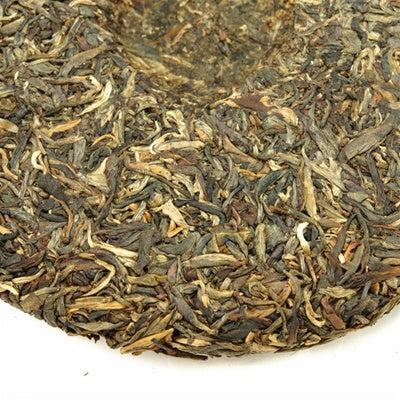 Pu-Erh Tea Cake, Lao Tong Zhi, Haiwan Tea Factory, 2003 (Green/Sheng)