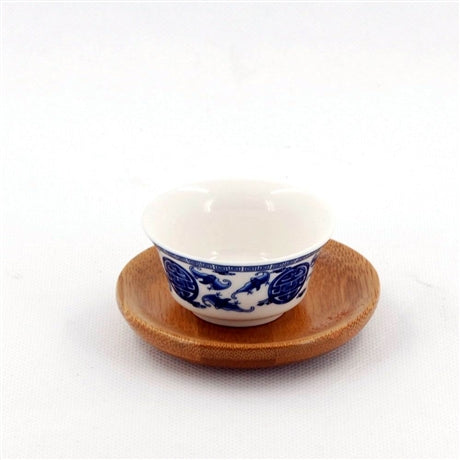 Round Shape Bamboo Saucer For Tea Cup