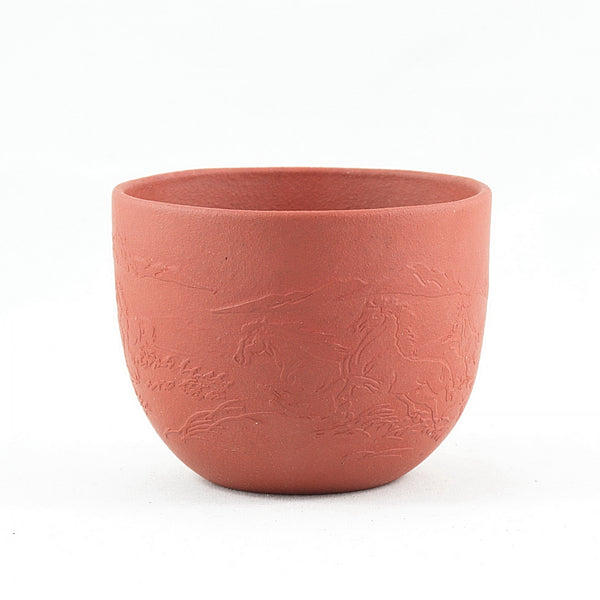 Chinese Yixing Clay Horse Tea Cup